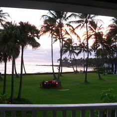 View from favorite condo in Kauai, Hawaii