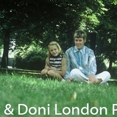 Wendy and Doni in London park 1969