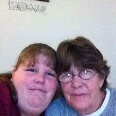 Donna & her youngest daughter Pauline