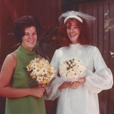 Mom and Aunt Joanne 1969