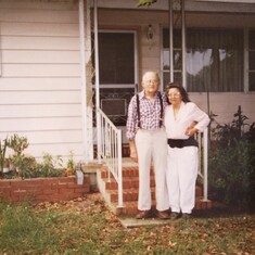 Mom and Dad Front Steps Cross City