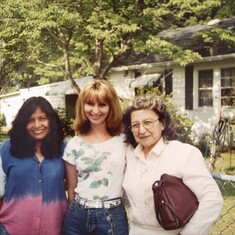 Mom Grover with Debi Grover and Dheena Grover Daughter In Laws