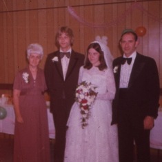 Don and Karyn’s wedding with her parents