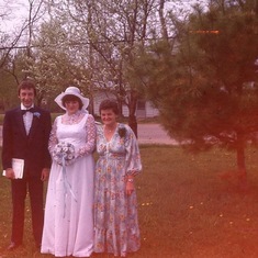 Andrew and Susan Clements wedding..1970’s