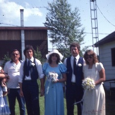 Billy and Geraldines wedding day.1970’s)
