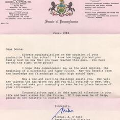 Donna's Award Letter1984