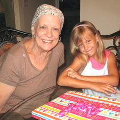 With Grand daughter Carli on June 6, 2010 (Carli's b-day)