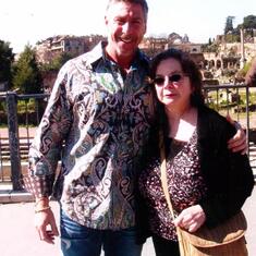 Donna and Son, Steven in Rome, Italy- March 2005
