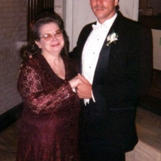 Donna and Steven at Steven and Amy's Wedding, March 23, 1996