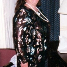 Donna at Steven and Amy's Wedding, March 23, 1996