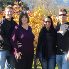 Saint Helena 2011..Duck Horn winery. Johnie,Donna,Celines and Mike