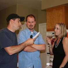 Mothers day at Mike's 2008..Donna, Mike and Troy