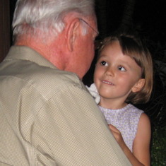 Emily meeting Great-Uncle Don!