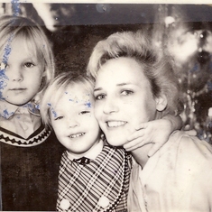 Elissa, Pam and Mom at Christmas. She was beautiful