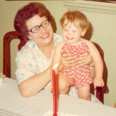 Grandma with Katie
