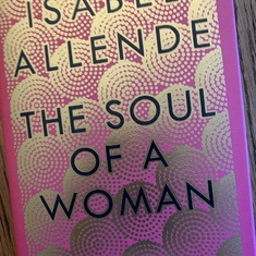 Last book she was reading. She was one of these fantastic women Isabel Allende talks about. She was reading it in Spanish, of course
