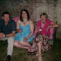 Helen's 40th - with Doreen,  Mandy and Dave