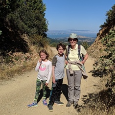 Birthday outing June 2018 - climbing Mount Tamalpais in the SF Bay area