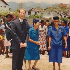 With HRH Prince Edward at the Opening of the New Girl Guides Headquarters