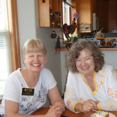 Dorinda N7XVM with Ingrid W7ISG July 2012
