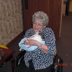 Grandma and Odie Dec 2012