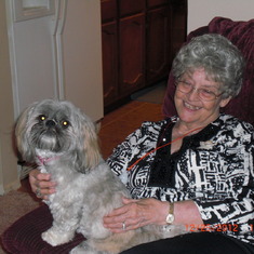 Grandma and Dee Dee - Christmas Day 2012