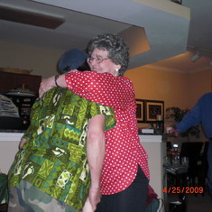 Grandma Hugging Rod 2009