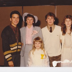 Kathy's First Communion Dinner circa 1981