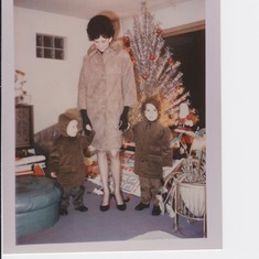 Dee with Tony & Chris circa 1967