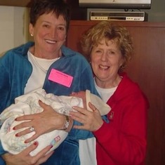 Grandma Dee, Grandma Joyce & baby Rowan