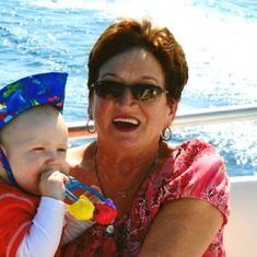 Rowan with Grandma Dee in Hawaii
