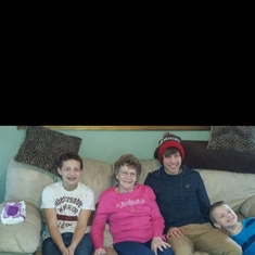 Grandma with Will and Cooper