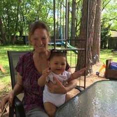 Nana with her gran baby Aubree