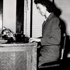Dec. 1945 Working at Boy Scouts of America Office in Twin Falls, IDI