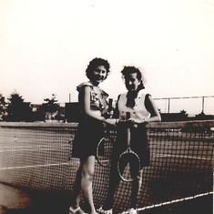 Mom & her  Bestie, Fran. July 15, 1951