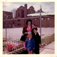 I believe this was Easter Sunday, circa 1964. Easter was the most exciting holiday for me because mom would take me shopping on 86th Street for a whole,  new outfit. I couldn't wait for the Easter Bunny to bring candy that morning and especially couldn't 