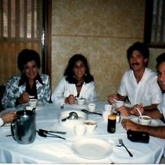 w her cousin Ida (& my Aunt!), me, my first husband Gregg and Steven ~1987