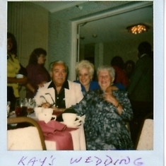 w Aunt Stella & Sal at Kay Yetto's wedding 1989