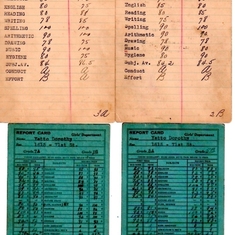 Some of mom's grammar school report cards. Always a good student.