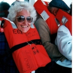 Mom finally fulfilled her dream of going to Greece-on a cruise, no less!  She was ecstatic.  Said she felt she lived a prior life in Greece. She went with her dear friend, Liz Ragle. Year: 2000