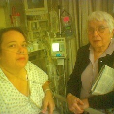 Amy Mom in hospital