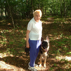 Mom and Maggie in Candlewood