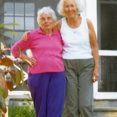 Dorothy and Ruth at Mallet Lane