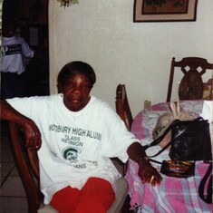 Aunt Doris at brother, Robert Wright, house in Miami, FL around 2000 - 2001
