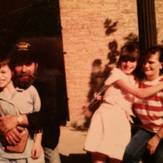 Dad, Laila, Mom and Me-1988'