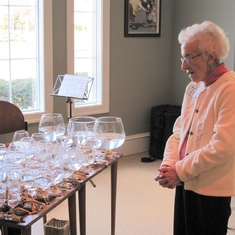 Entranced by the music of a glass harp