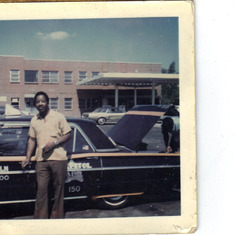Dadda (James W. Simpson, Jr.) with his Capital Cab #150.