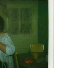 Mama in her 70's kitchen at her house, 1346 Parkwood l., NW