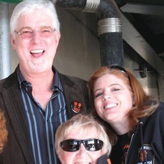 With our beloved Mike Krukow. 
