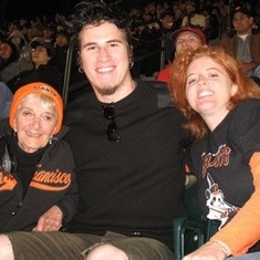 She was smitten with my nephew who was at his first giants game in 2009. 